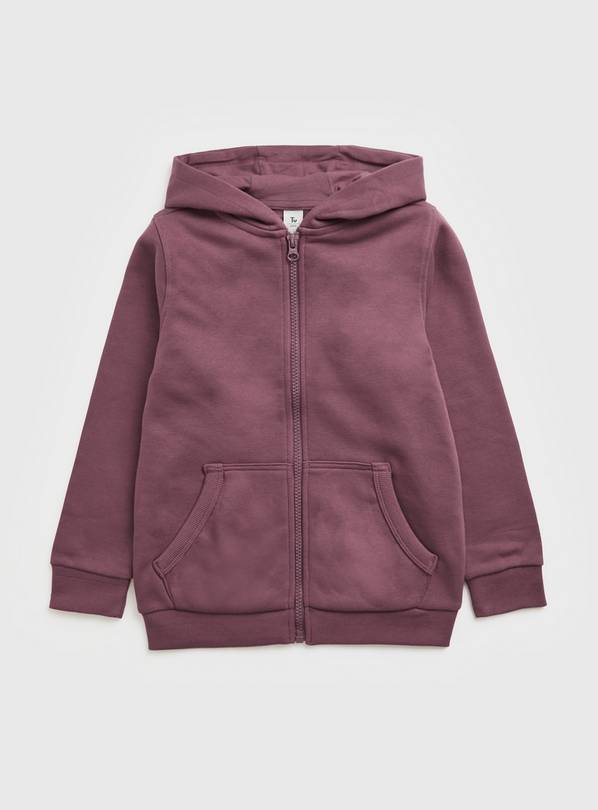 Purple Zip Through Hoodie 5 years